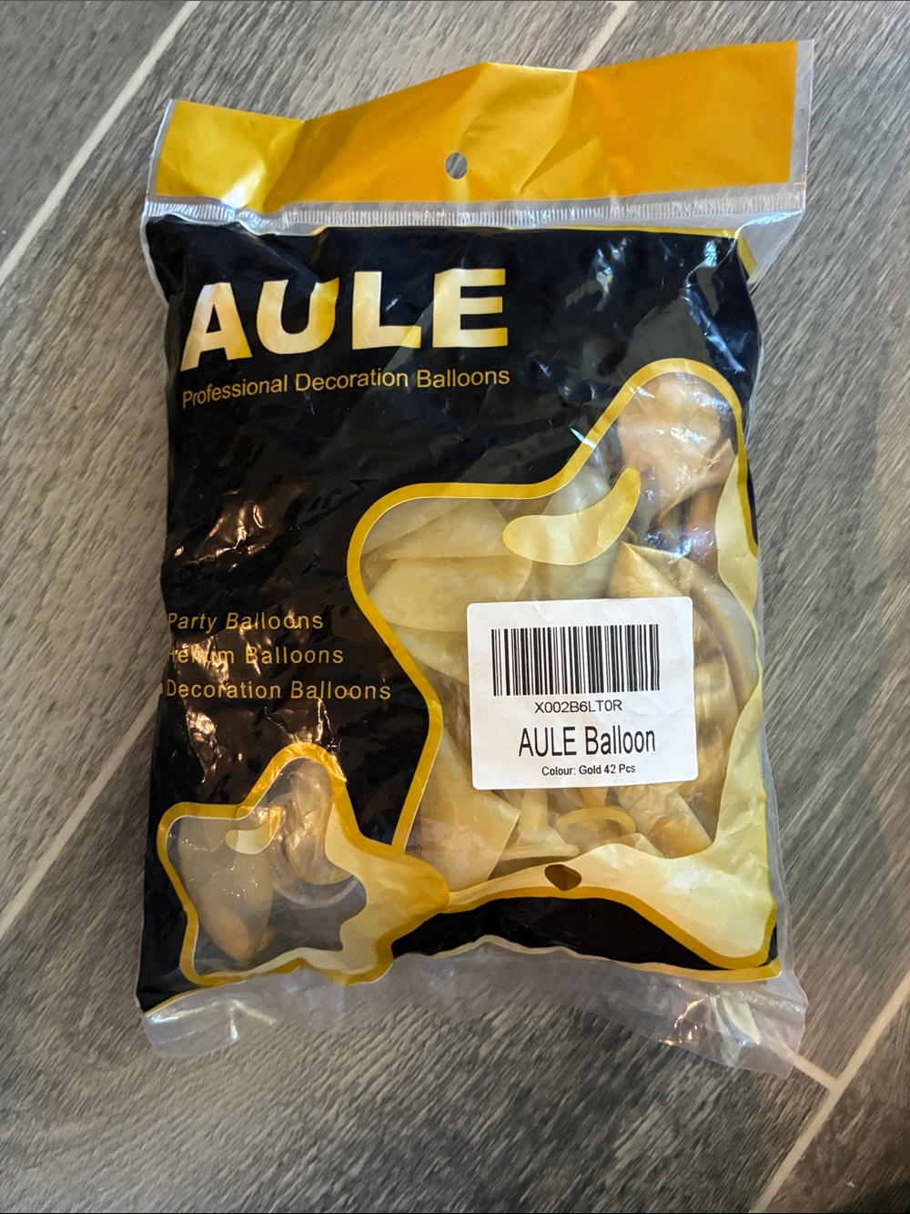 Gold Decoration Balloons - Pack of 42